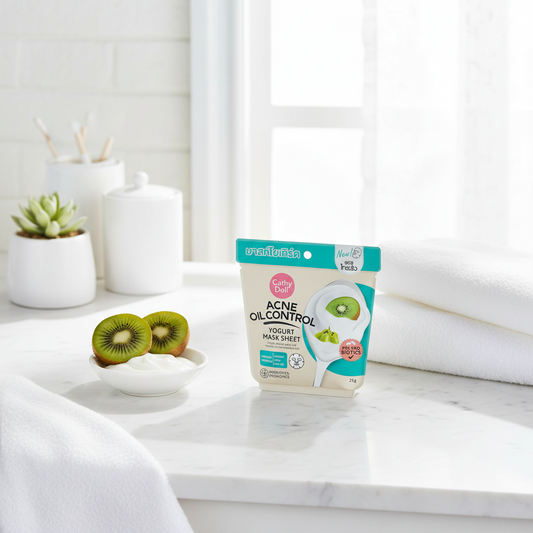 Cathy Doll Acne Oil Control Yogurt Mask Sheet 25g