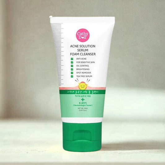 Cathy Doll Acne Solution Serum Foam Cleanser