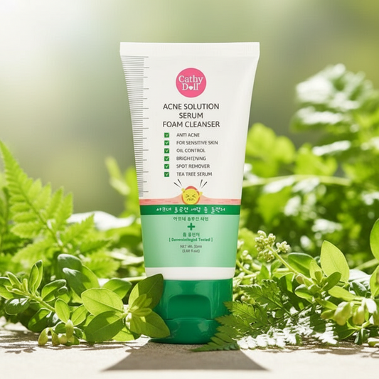 Cathy Doll Acne Solution Serum Foam Cleanser