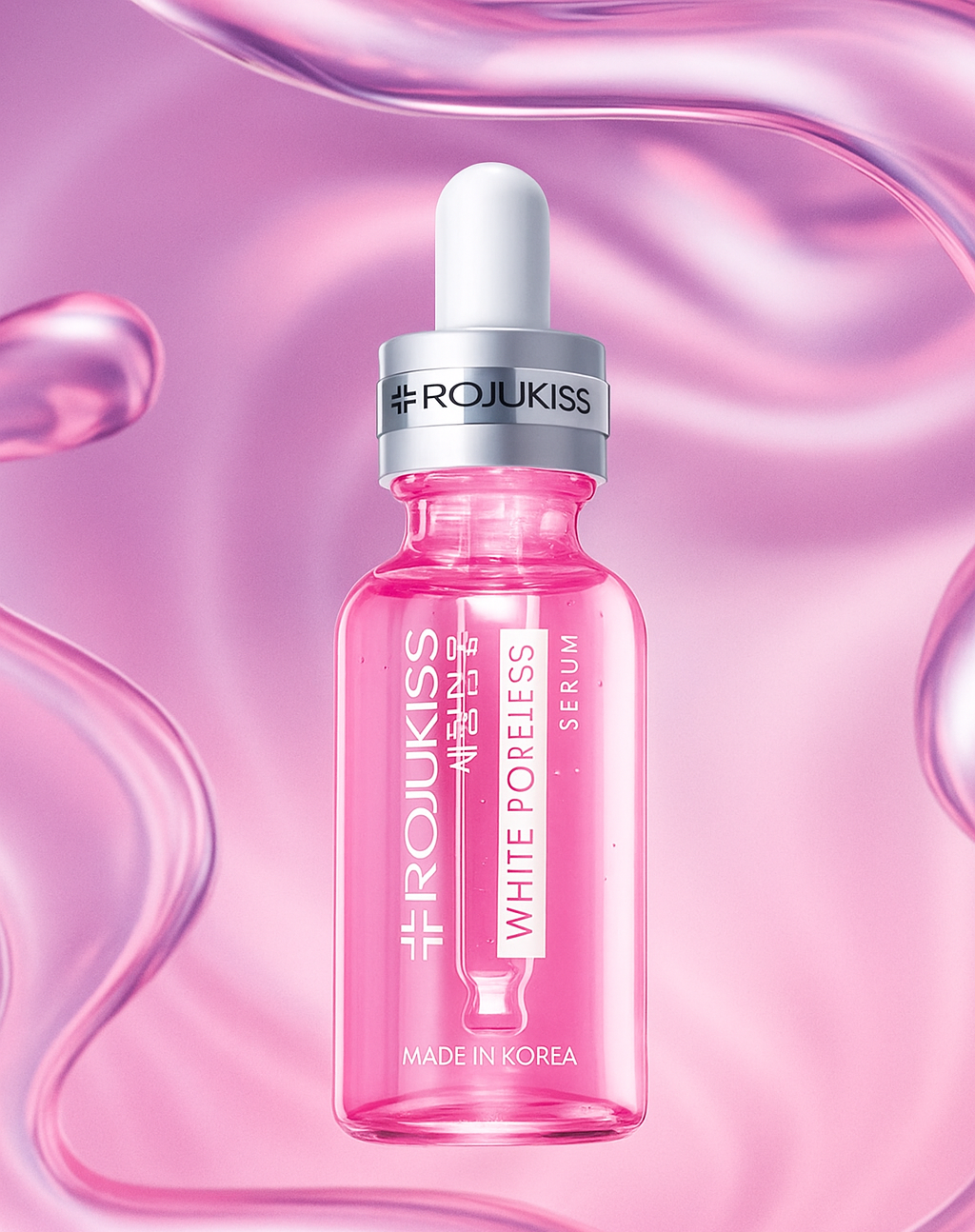 Rojukiss White Poreless Serum 30 ml (Serum for skin care, white face serum)