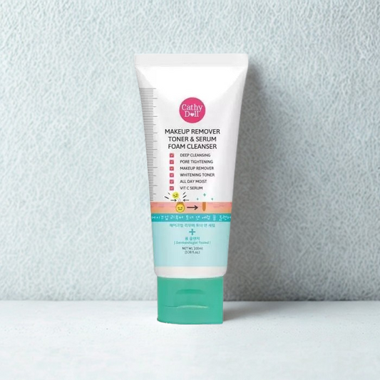 Cathy Doll Makeup Remover Toner & Serum Foam Cleanser