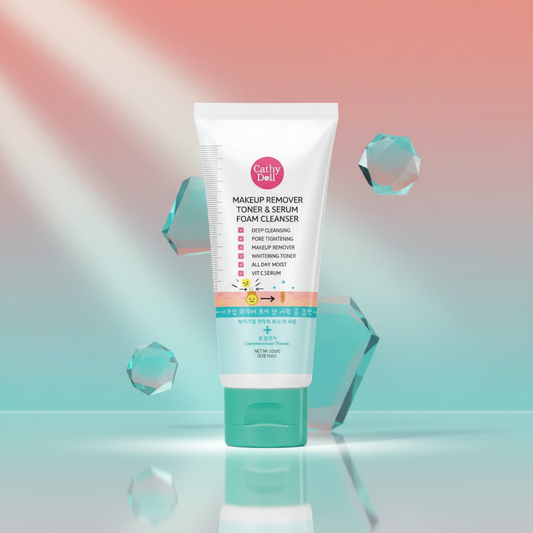 Cathy Doll Makeup Remover Toner & Serum Foam Cleanser