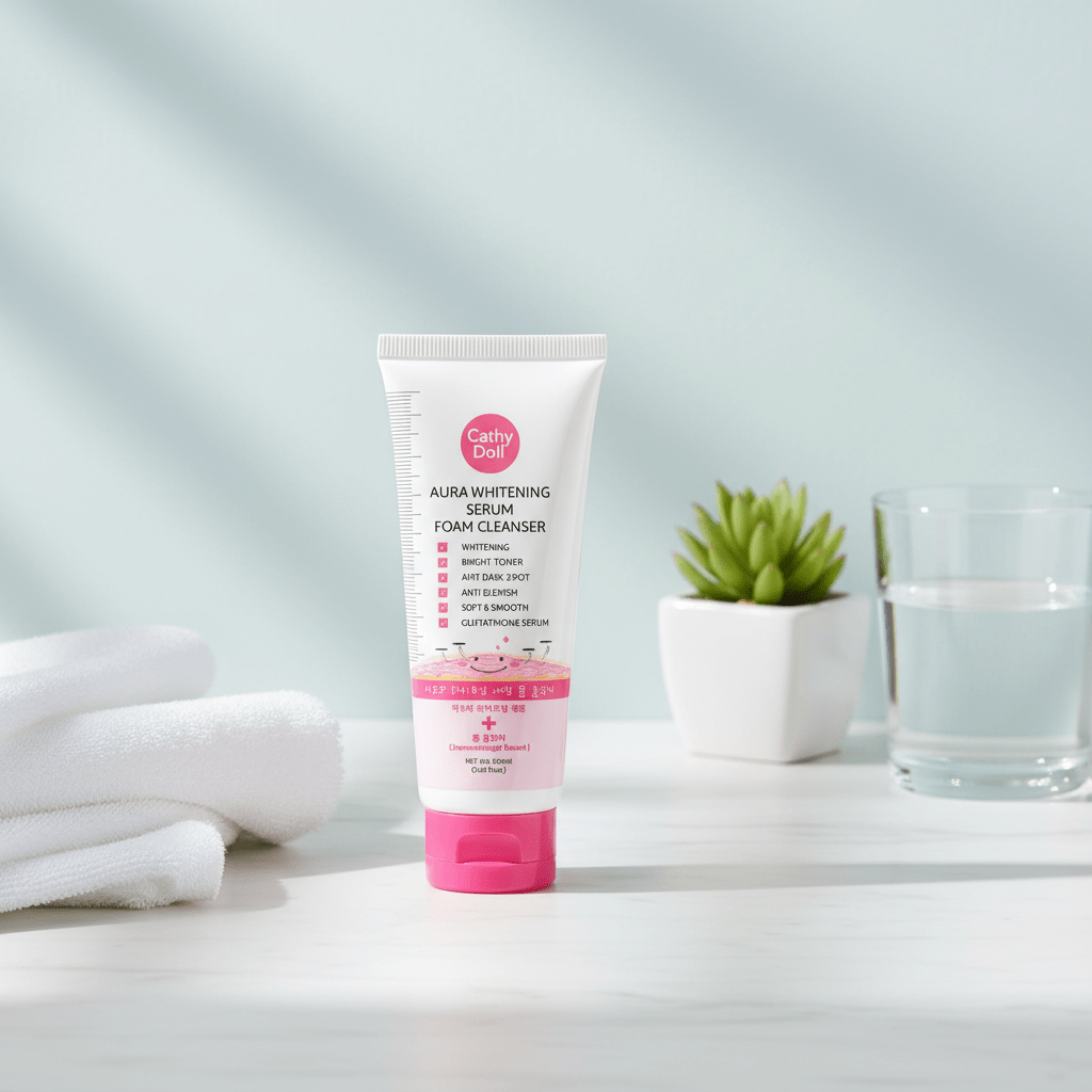 Cathy Doll Aura Whitening Serum Foam Cleanser