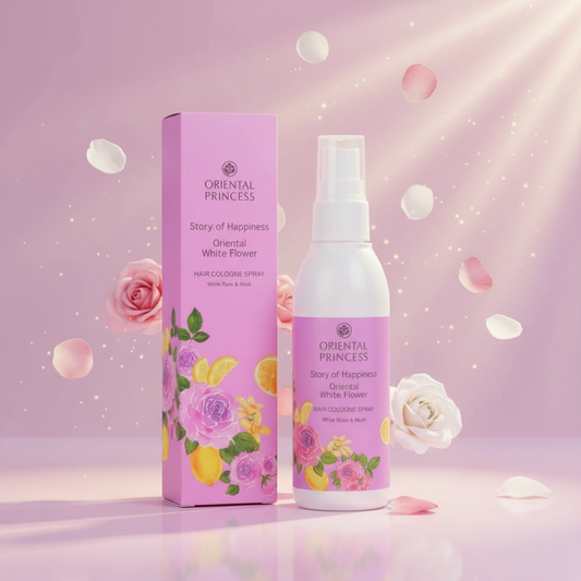 Oriental Princess Story of Happiness Oriental White Flower Spray