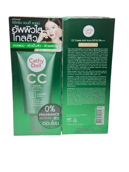 Cathy Doll CC Cream Anti Acne SPF50 PA+++