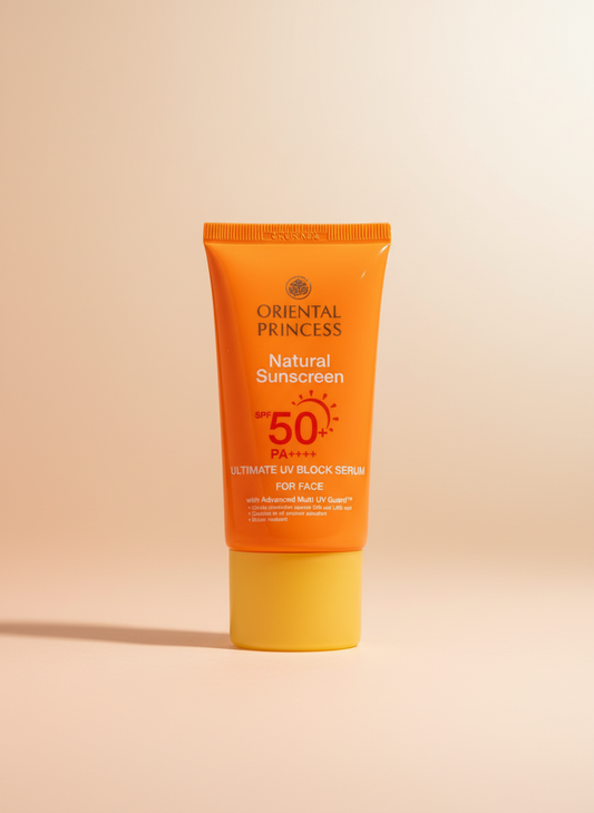 Oriental Princess Natural Sunscreen Ultimate UV Block Serum for Face SPF 50+ PA++++