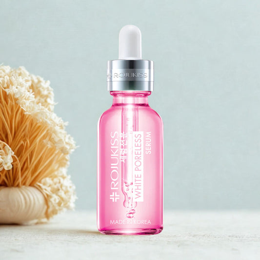 Rojukiss White Poreless Serum 18 ml (Serum for skin care, white face serum)