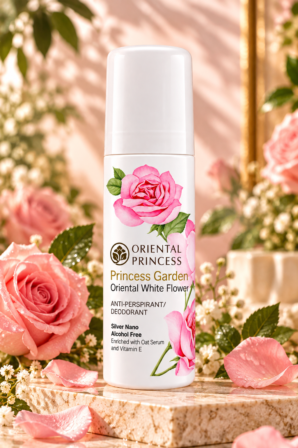 Oriental Princess Rose Roll-On Deodorant