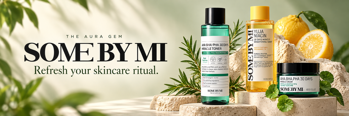 SOME BY MI collection banner – Refresh your skincare ritual.