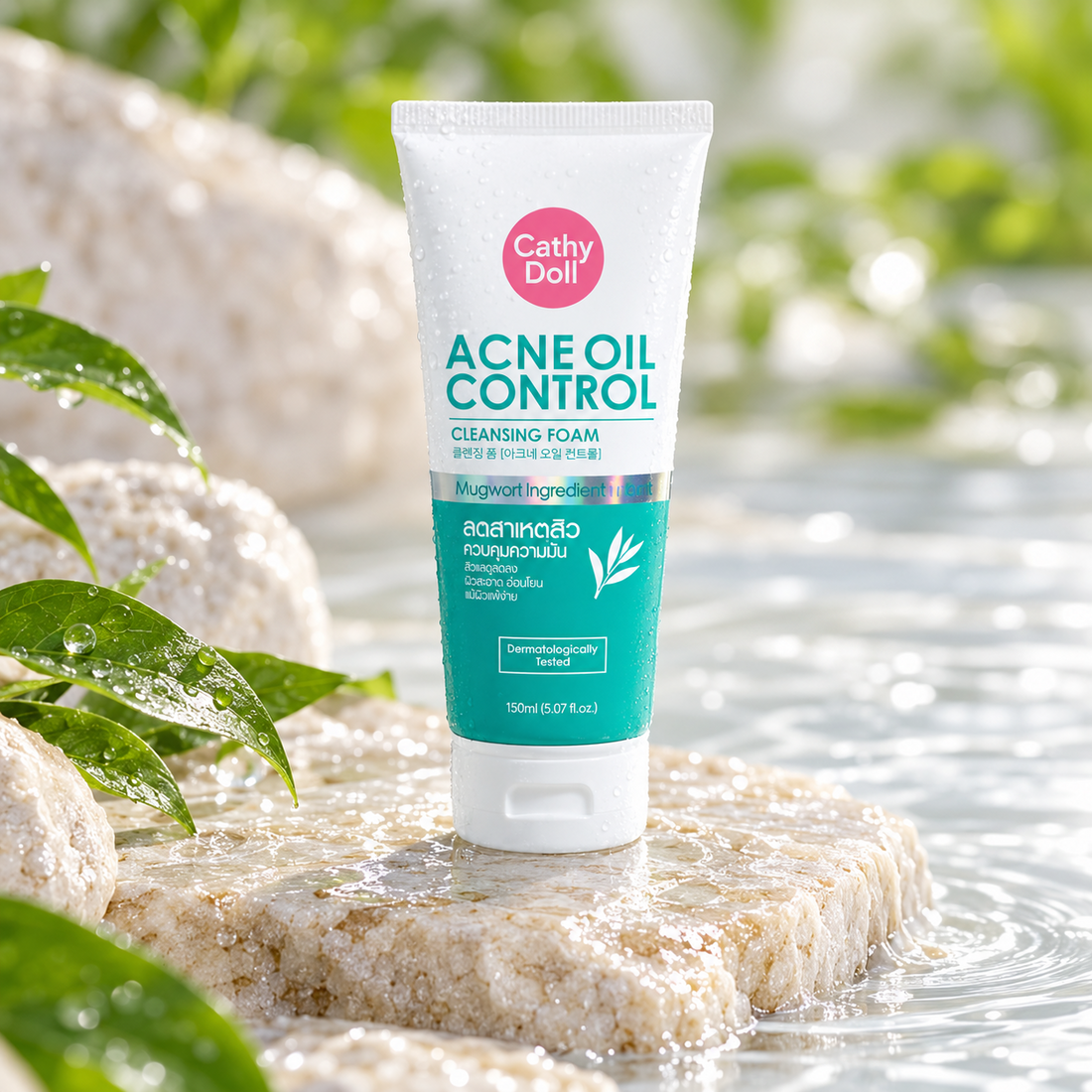 Cathy Doll Acne Oil Control Cleansing Foam — styled product image