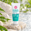 Cathy Doll Acne Oil Control Cleansing Foam on wet stone
