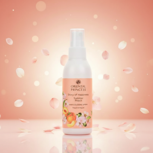 Oriental Princess Story of Happiness Summer Peach Hair Cologne Spray 100 ml.