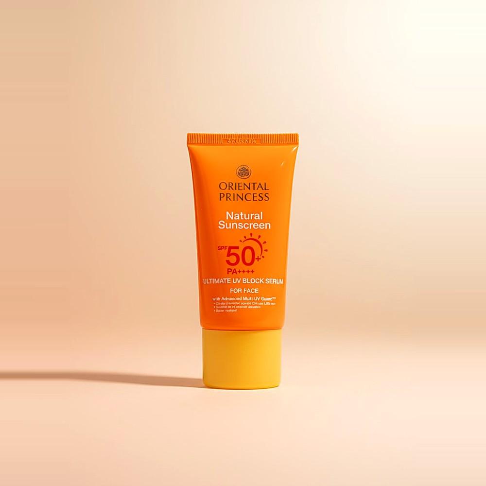 Oriental Princess Natural Sunscreen Ultimate UV Block Serum for Face SPF 50+ PA++++