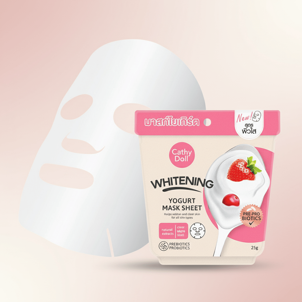 Cathy Doll Whitening Yogurt Mask Sheet 25g