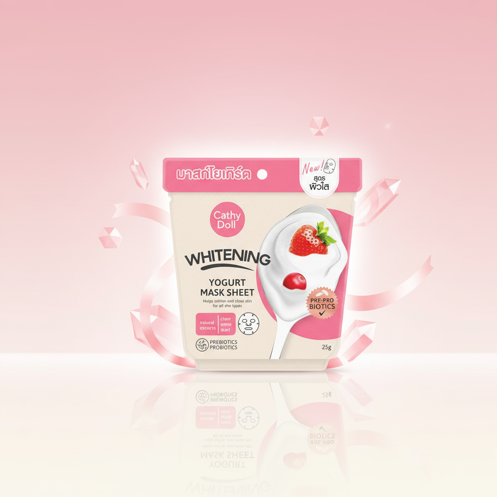 Cathy Doll Whitening Yogurt Mask Sheet 25g