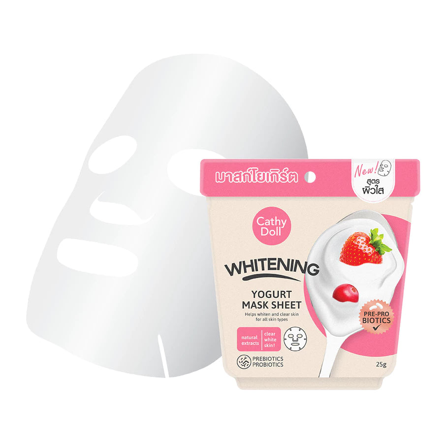 Cathy Doll Whitening Yogurt Mask Sheet 25g