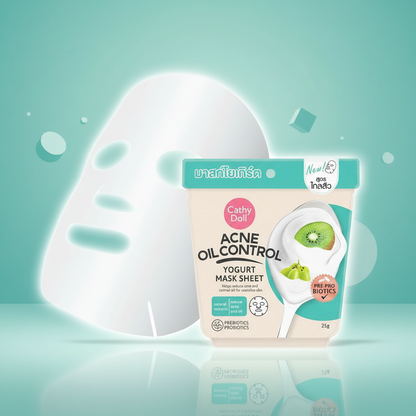 Cathy Doll Acne Oil Control Yogurt Mask Sheet 25g
