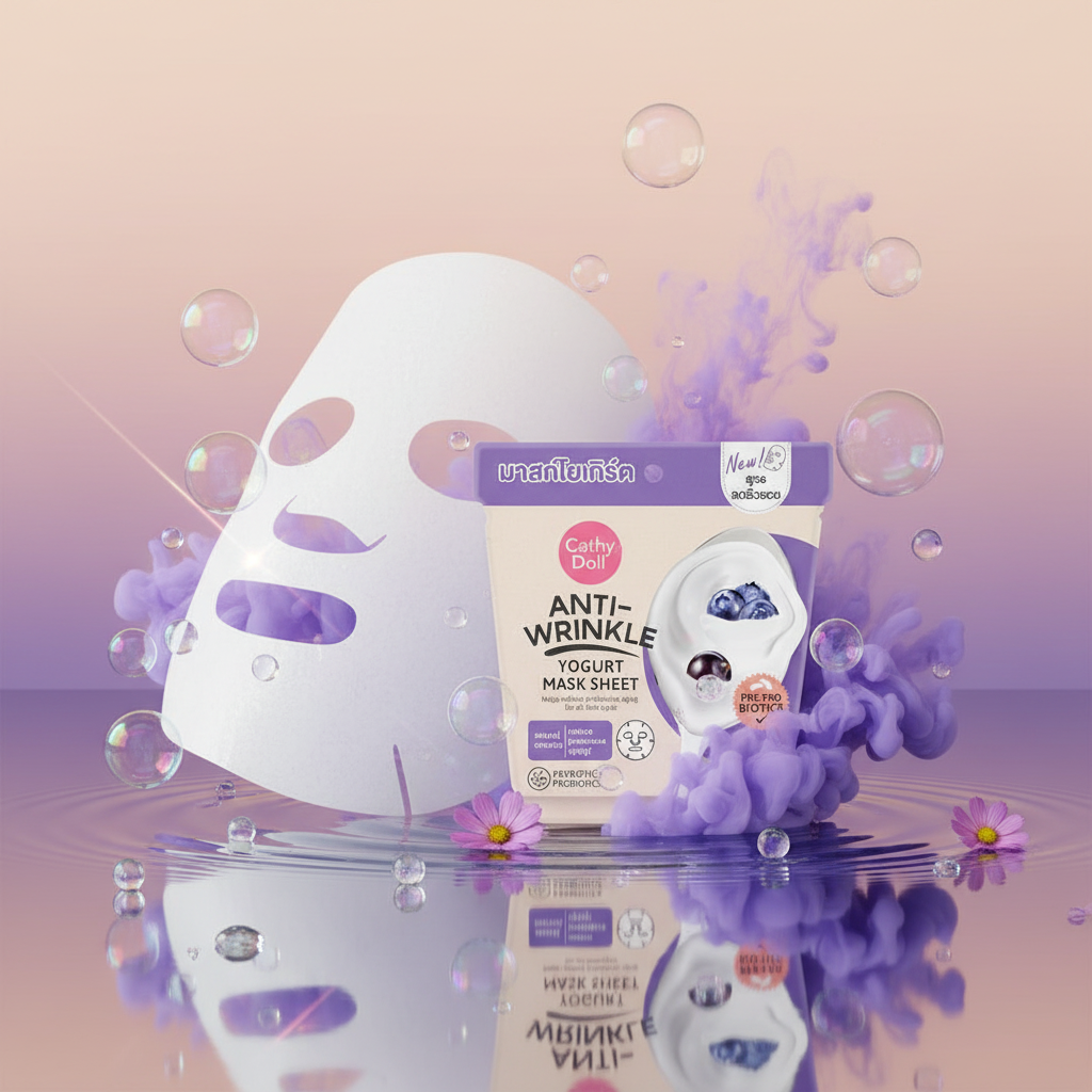 Cathy Doll Anti-Wrinkle Yogurt Mask Sheet 25g