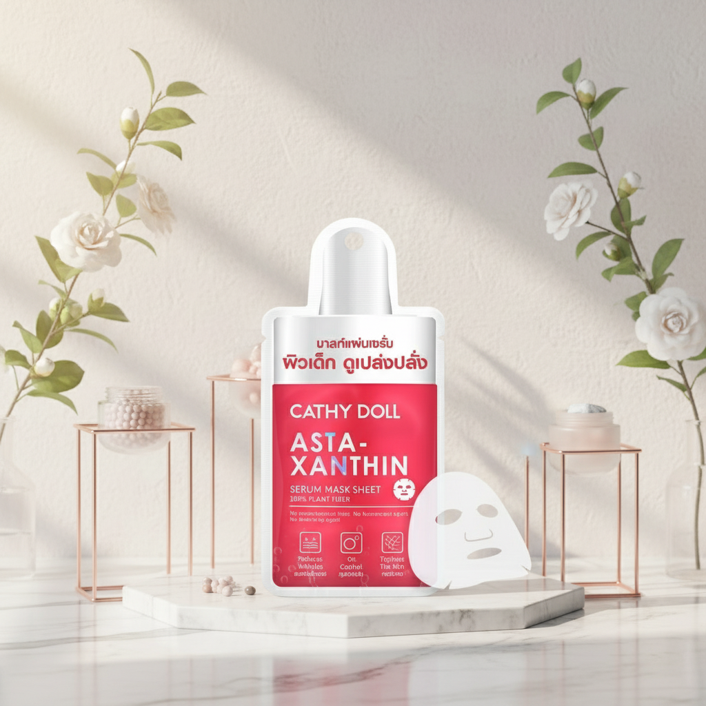 Cathy Doll Asta-Xanthin Serum Mask Sheet 20g