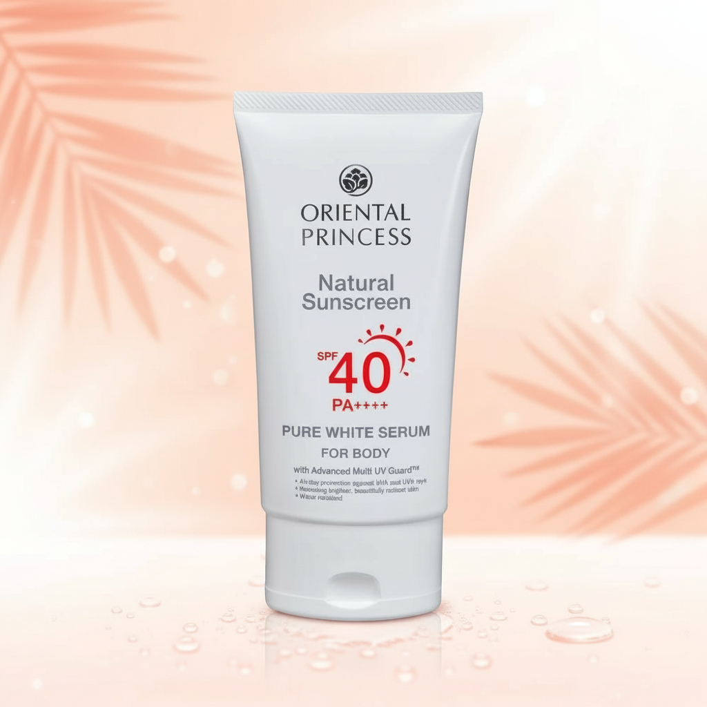 Oriental Princess Natural Sunscreen Pure White Serum 75ml