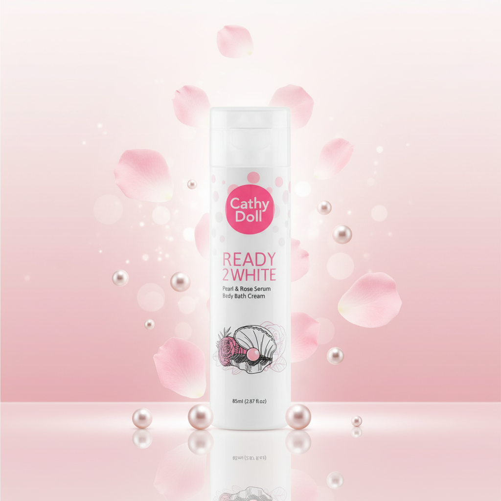 Cathy Doll Ready 2 White Pearl & Rose Serum Body Bath 85ml
